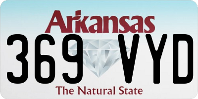 AR license plate 369VYD
