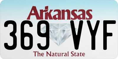 AR license plate 369VYF