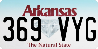 AR license plate 369VYG