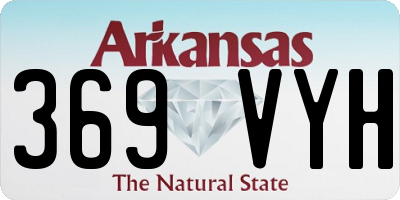 AR license plate 369VYH