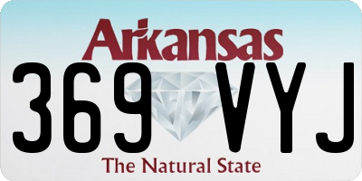 AR license plate 369VYJ