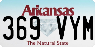 AR license plate 369VYM