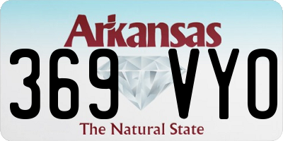 AR license plate 369VYO