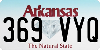AR license plate 369VYQ