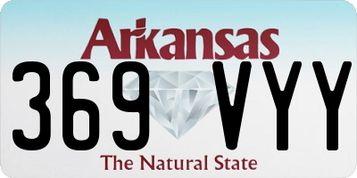 AR license plate 369VYY