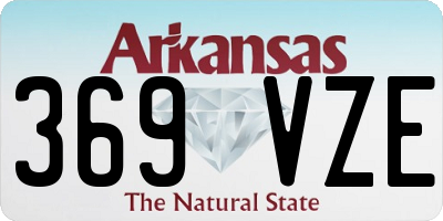AR license plate 369VZE