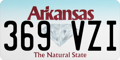 AR license plate 369VZI