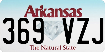 AR license plate 369VZJ