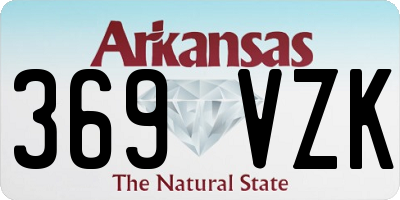 AR license plate 369VZK