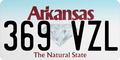 AR license plate 369VZL