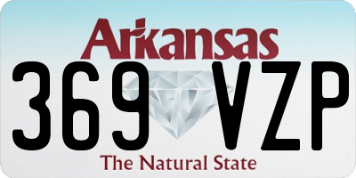 AR license plate 369VZP