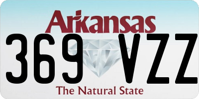 AR license plate 369VZZ