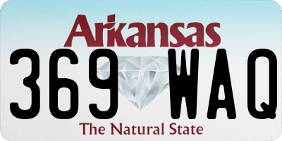 AR license plate 369WAQ