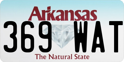 AR license plate 369WAT