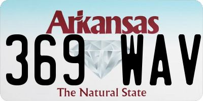 AR license plate 369WAV