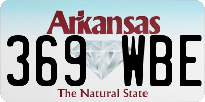 AR license plate 369WBE