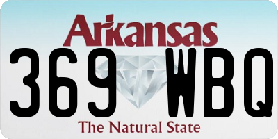 AR license plate 369WBQ