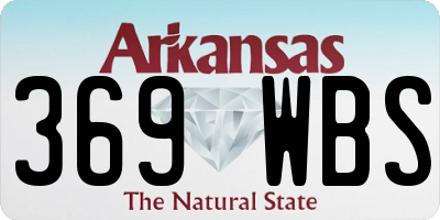 AR license plate 369WBS
