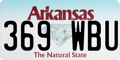 AR license plate 369WBU