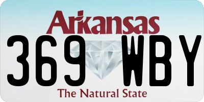 AR license plate 369WBY