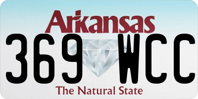 AR license plate 369WCC
