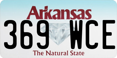 AR license plate 369WCE