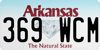AR license plate 369WCM