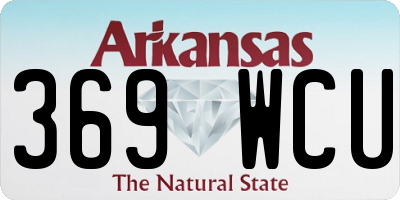 AR license plate 369WCU