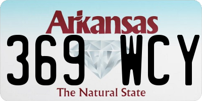 AR license plate 369WCY