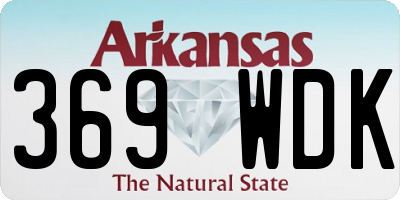 AR license plate 369WDK