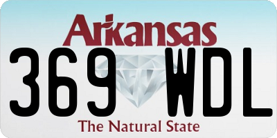 AR license plate 369WDL