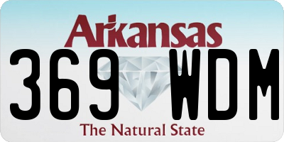 AR license plate 369WDM