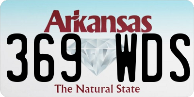 AR license plate 369WDS