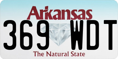 AR license plate 369WDT