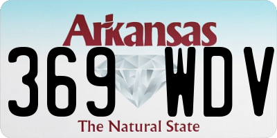 AR license plate 369WDV