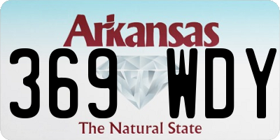 AR license plate 369WDY
