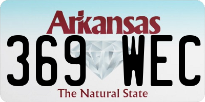 AR license plate 369WEC