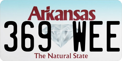 AR license plate 369WEE