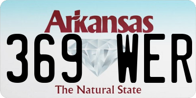 AR license plate 369WER