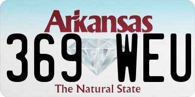 AR license plate 369WEU