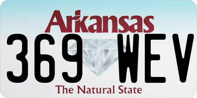 AR license plate 369WEV