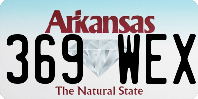 AR license plate 369WEX