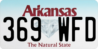 AR license plate 369WFD