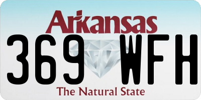 AR license plate 369WFH