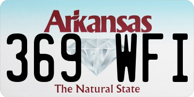 AR license plate 369WFI