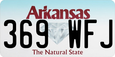 AR license plate 369WFJ