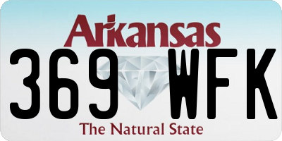 AR license plate 369WFK