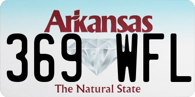 AR license plate 369WFL
