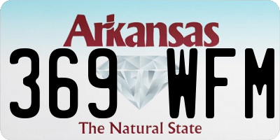 AR license plate 369WFM