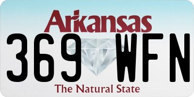 AR license plate 369WFN